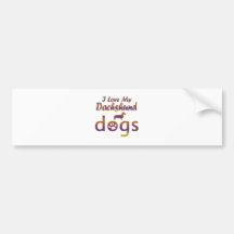 Design do Dachshund Adesivos