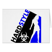 Design do dançarino e do Biohazard de Hardstyle Cartoes