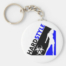 Design do dançarino e do Biohazard de Hardstyle Chaveiro