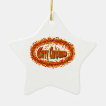 Design do Feliz Natal Enfeite