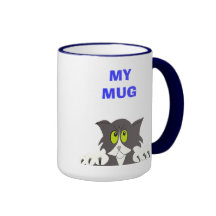 Design do gato caneca