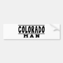 Design do homem de Colorado Adesivo