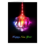 Design do ornamento de ano novo Sparkling 2012 Cartao