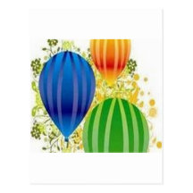 Design dos ballons de Corel Cartão Postal