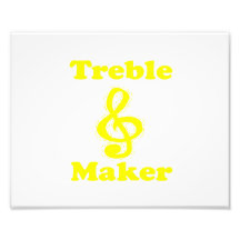 design engraçado da música do amarelo do clef do f foto