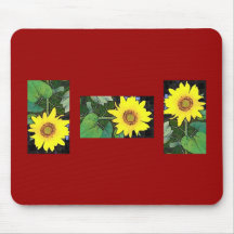 Design Mousepad dos girassóis