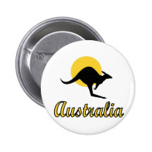 Design vermelho da terra de Austrália Boton