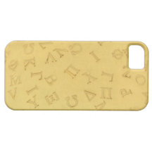 Desordem dourado da palavra no grego capa de iPhone 5 Case-Mate
