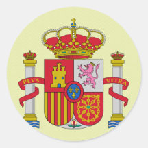 Detalhe da brasão da espanha adesivo