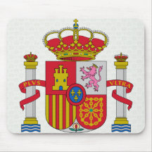 Detalhe da brasão da espanha mouse pad