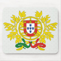 Detalhe da brasão de Portugal Mouse Pads