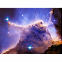 Detalhe da coluna da nebulosa de Eagle (Hubble) Escultura Fotos