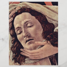 Detalhe do lamento por Botticelli Sandro Modelos De Panfleto