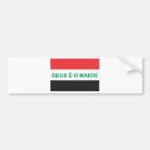 Deus é maior adesivo