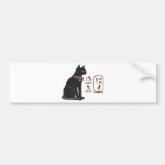 Deusa Bastet do gato egípcio Adesivo