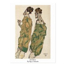 Devoção por Egon Schiele Cartões Postais