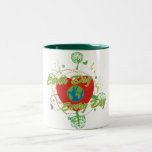 Dia da Terra abstrato Caneca