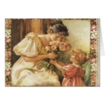 Dia das mães do Victorian Cartao
