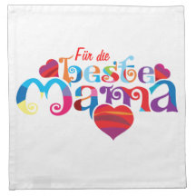 Dia de mãe guardanapo
