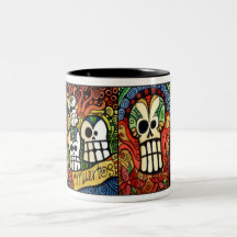 Dia do morto/Diâmetro de los Meurtos Caneca