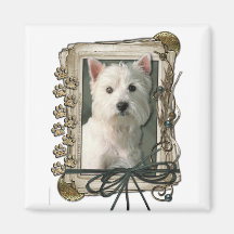 Dia dos pais - patas de pedra - Westie Imas