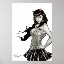 Diabo em Darla Deville Posters