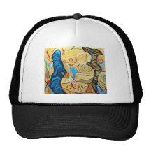 Diálogo distorcido (expressionism metálico abstrat bonés