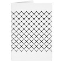 Diamante pequeno de duas bandas - preto no branco cartoes