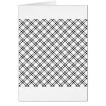 Diamante pequeno de três bandas - preto no branco cartoes