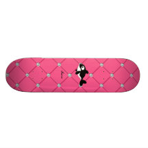Diamantes conhecidos personalizados do rosa da bal skate
