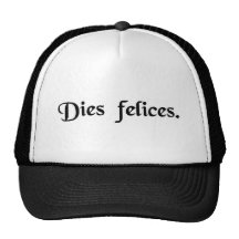Dias felizes bonés