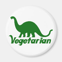 Dinossauro do vegetariano imã de refrigerador