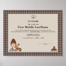 Diploma Raggedy 2 de Ann Homeschooler Poster