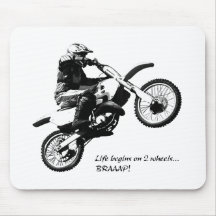 Dirtbike Mouse Pad
