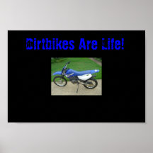 Dirtbikes é vida! impressão
