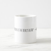 Disse simplesmente caneca
