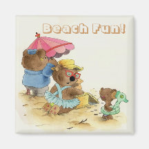 Divertimento da praia - ímã ima