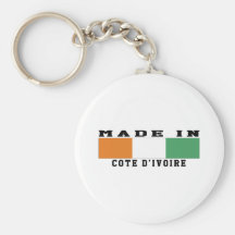 d'Ivoire da costa feito no design Chaveiros