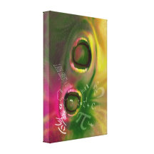 DMT GRAFFITI-ANWSERS-CANVAS ESPIRITUAL IMPRESSÃO DE CANVAS ENVOLVIDAS
