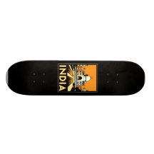 do art deco mahal de india do taj poster retro skate