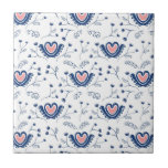 Do "teste padrão coração " azulejos