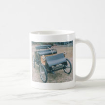 do vintage do carro copo 1903 de café caneca