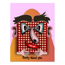 Dotty sobre você cartao postal