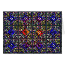 doze do teste padrão porções do design do azulejo cartoes