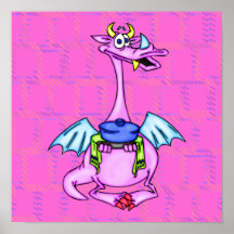 Dragão do cozinhar pôsteres