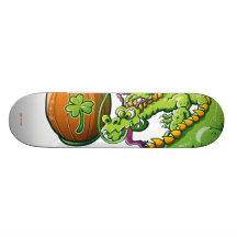 Dragão do dia de Patrick de santo Skate Personalizado