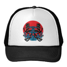 Dragão dobro boné