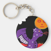dragão roxo chaveiro