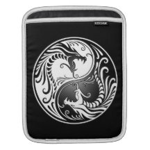 Dragões de Yin Yang Bolsas De iPad