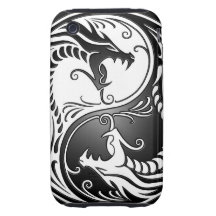 Dragões de Yin Yang Capas Fortes De iPhone 3
